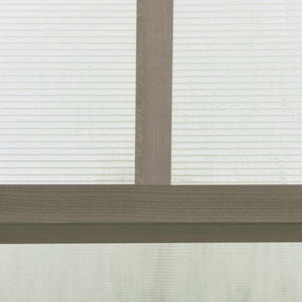 Foto 6 pulgar | Greenhouse Vidaxl, Madera Maciza De Abeto Con Panel De Policarbonato, 100 X 65 X 40 Cm - Venta Internacional.