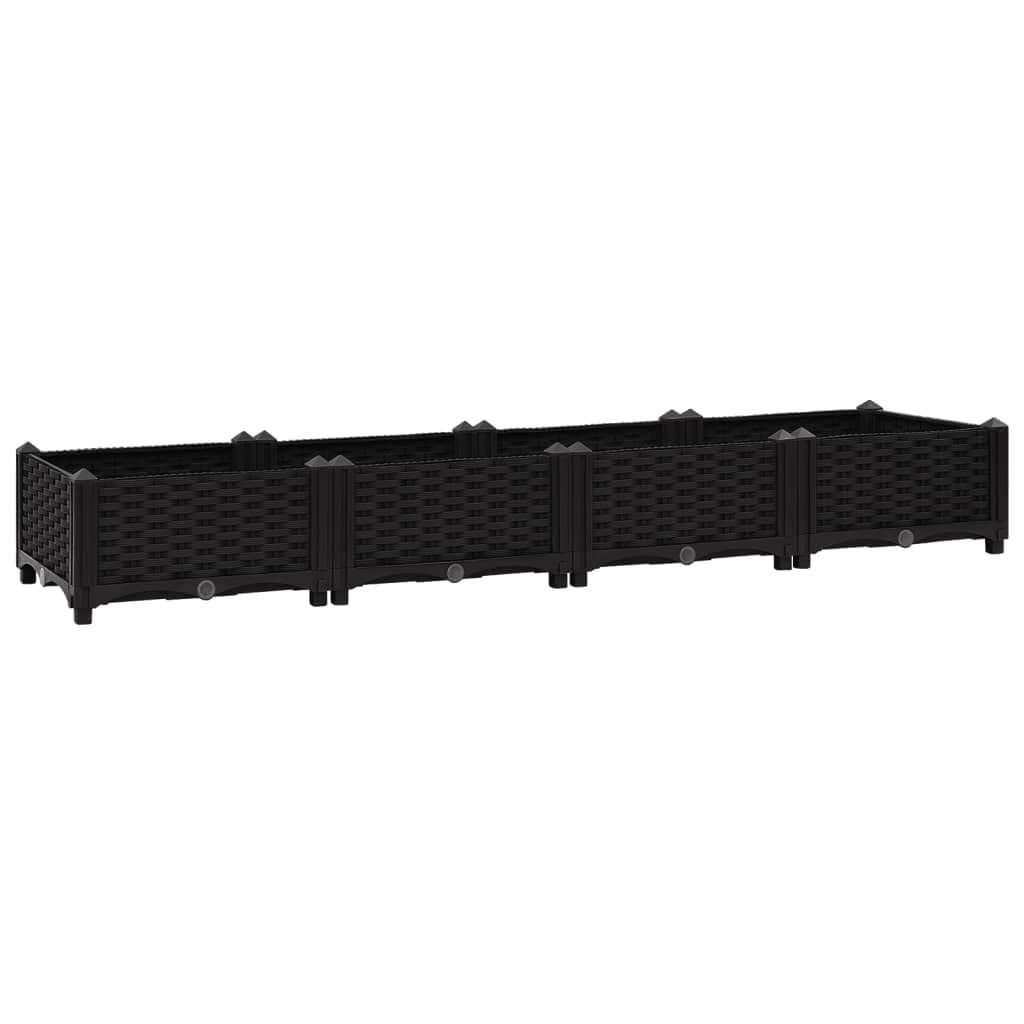 Foto 2 pulgar | Maceta De Jardín Con Cama Elevada Vidaxl, Polipropileno Negro, 63 Cm - Venta Internacional.