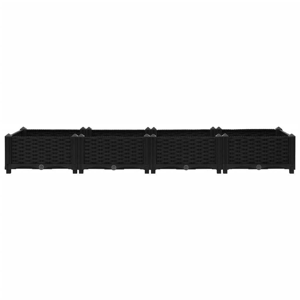 Foto 5 pulgar | Maceta De Jardín Con Cama Elevada Vidaxl, Polipropileno Negro, 63 Cm - Venta Internacional.