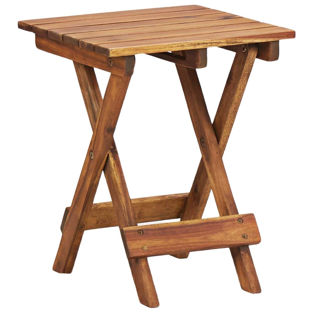 Foto 1 | Soporte Para Plantas Vidaxl De Madera Maciza De Acacia Plegable, Marrón, 30 X 30 X 38 - Venta Internacional.