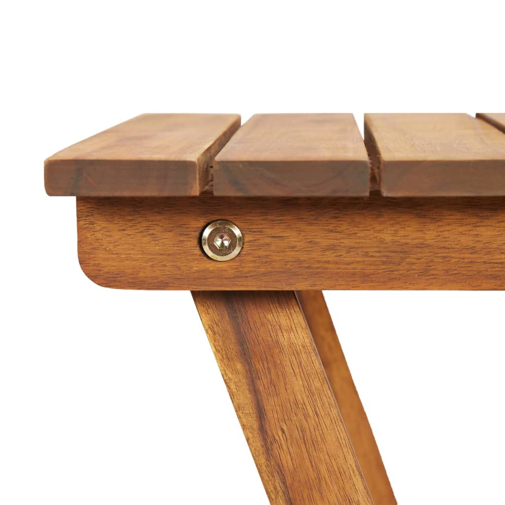 Foto 7 pulgar | Soporte Para Plantas Vidaxl De Madera Maciza De Acacia Plegable, Marrón, 30 X 30 X 38 - Venta Internacional.