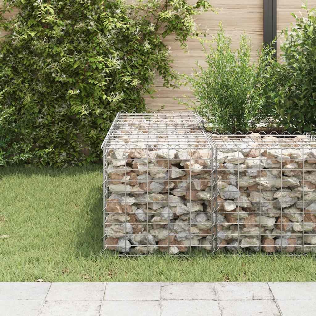Foto 3 pulgar | Cama Elevada Gabion Vidaxl Cube, Alambre De Acero, 50 X 50 X 50 Cm - Venta Internacional.
