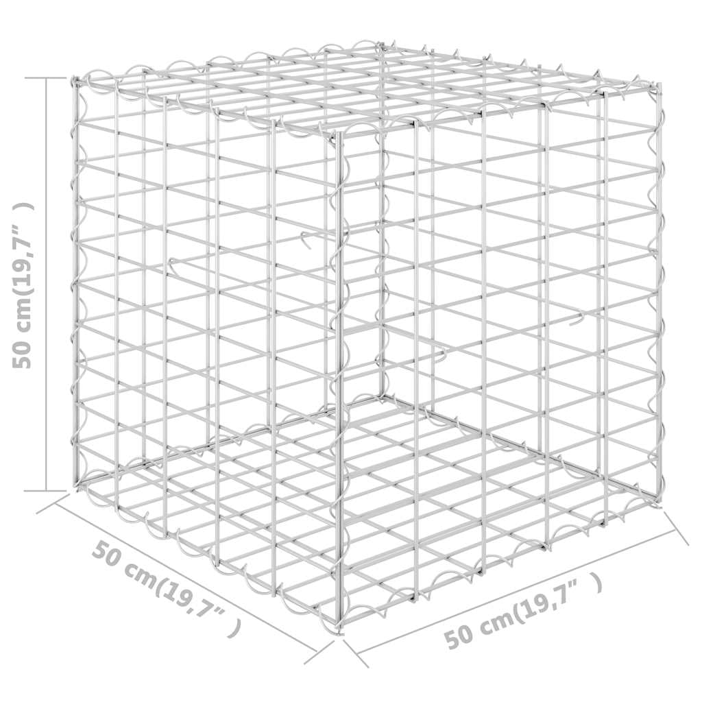 Foto 4 pulgar | Cama Elevada Gabion Vidaxl Cube, Alambre De Acero, 50 X 50 X 50 Cm - Venta Internacional.