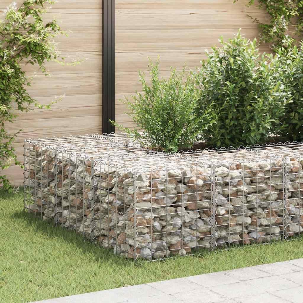 Foto 4 | Cama Elevada Gabion Vidaxl Cube, Alambre De Acero, 50 X 50 X 50 Cm - Venta Internacional.
