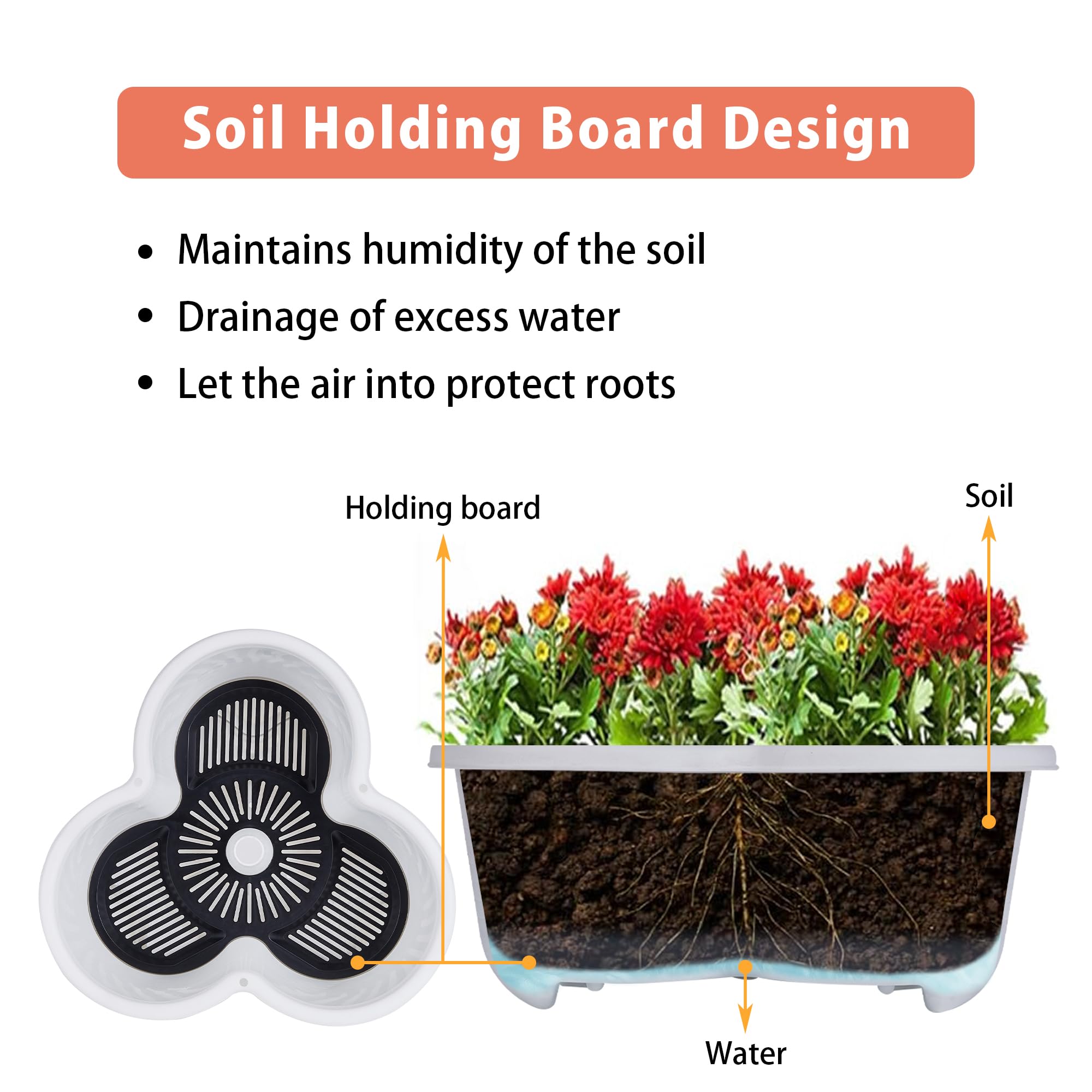 Foto 6 pulgar | Jardinera Vertical Vecelo De 5 Niveles Con Riego Automático, Color Blanco - Venta Internacional.