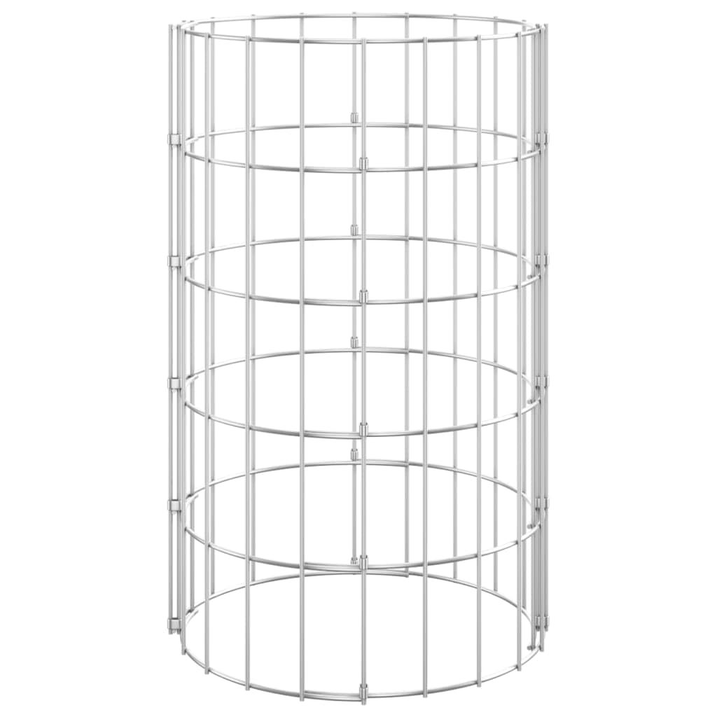 Foto 5 | Camas Elevadas Circulares De Gaviones Vidaxl De 30 X 50 Cm, Paquete De 3 - Venta Internacional.