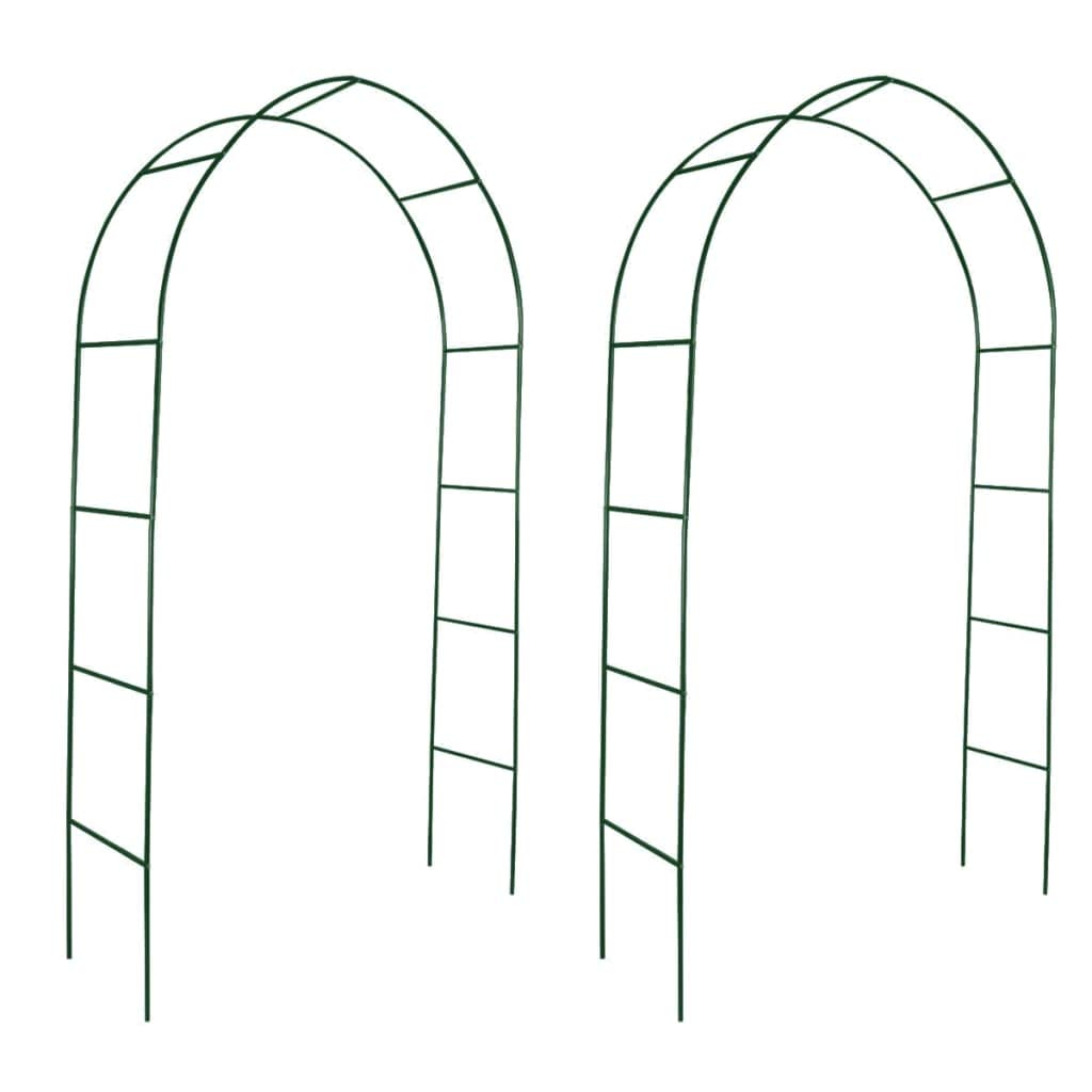 Arcos De Jardín Vidaxl Para Plantas Trepadoras, Terraza Y Patio, X2 - Venta Internacional.
