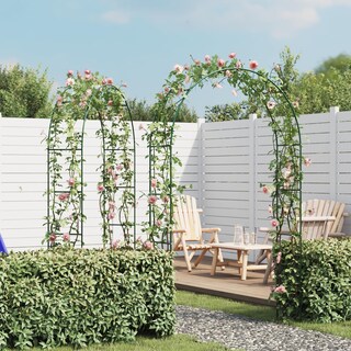 Foto 2 | Arcos De Jardín Vidaxl Para Plantas Trepadoras, Terraza Y Patio, X2 - Venta Internacional.