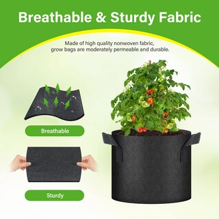 Foto 3 | Bolsas De Cultivo Healsmart Nonwoven De 5 Galones Paquete De 6 Unidades Para Jardín - Venta Internacional.