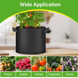 Foto 6 | Bolsas De Cultivo Healsmart Nonwoven De 5 Galones Paquete De 6 Unidades Para Jardín - Venta Internacional.