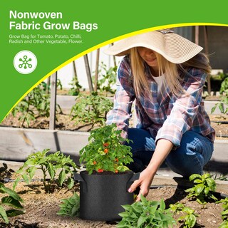 Foto 7 | Bolsas De Cultivo Healsmart Nonwoven De 5 Galones Paquete De 6 Unidades Para Jardín - Venta Internacional.