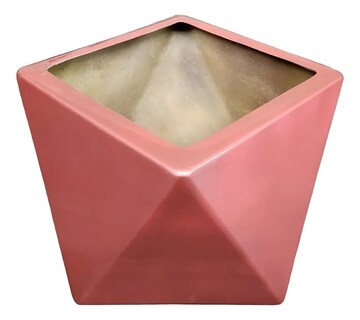 Foto 1 | Macetero Forma Hexagonal De Fibra De Vidrio De 50 X 50 X 35