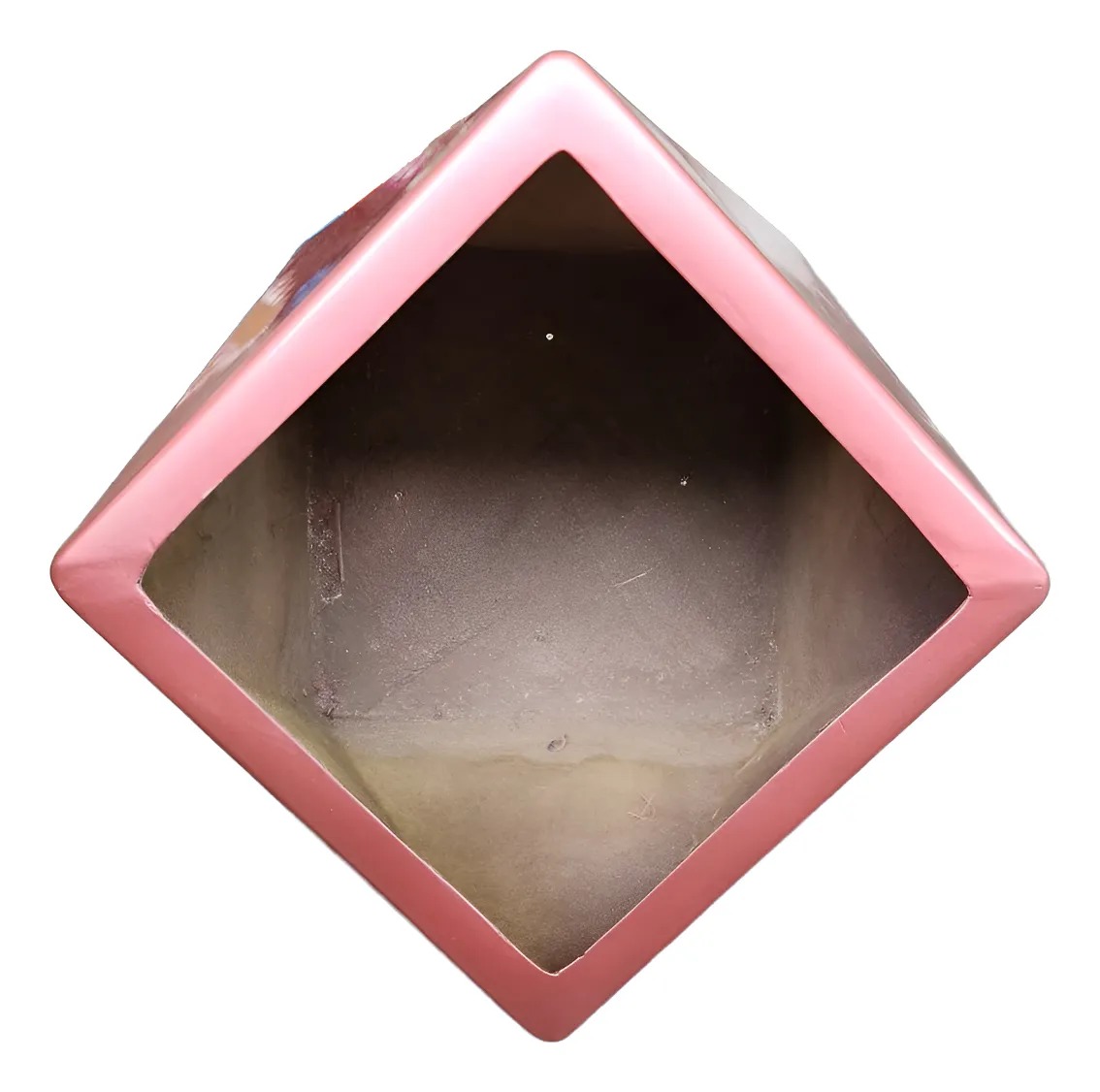 Foto 4 pulgar | Macetero Forma Hexagonal De Fibra De Vidrio De 50 X 50 X 35