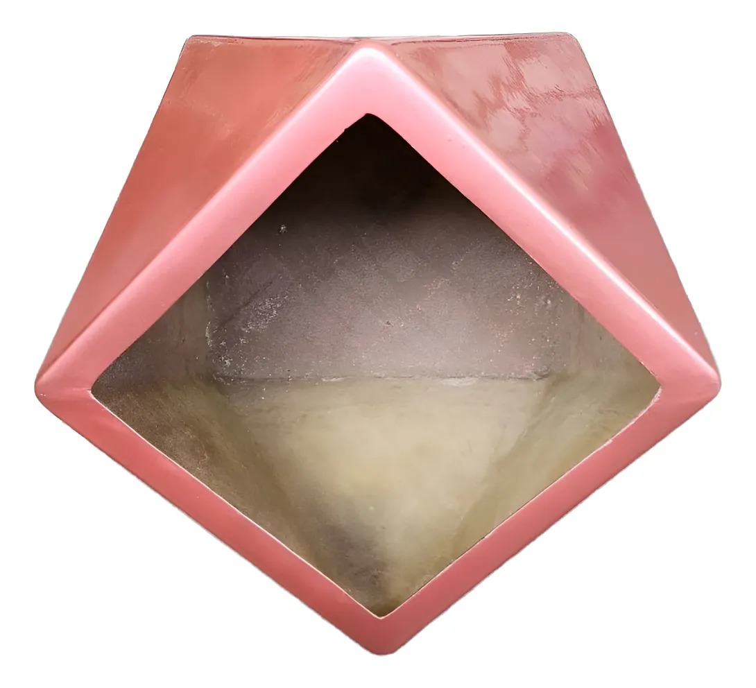 Foto 5 | Macetero Forma Hexagonal De Fibra De Vidrio De 50 X 50 X 35
