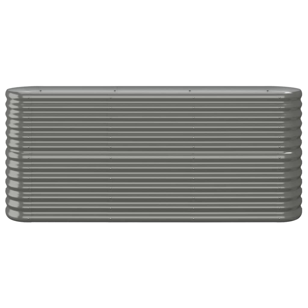 Foto 5 pulgar | Cama Elevada De Jardín Vidaxl De Acero Con Recubrimiento En Polvo Gris  152 X 40 X 68 Cm - Venta Internacional.