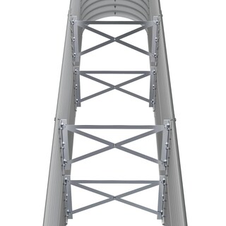 Foto 6 | Cama Elevada De Jardín Vidaxl De Acero Con Recubrimiento En Polvo Gris 152 X 40 X 68 Cm - Venta Internacional.