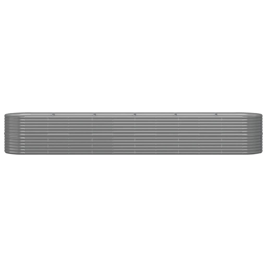 Foto 5 pulgar | Cama De Jardín Elevada Vidaxl De Acero Con Recubrimiento En Polvo Gris  440 X 80 X 68 Cm - Venta Internacional.