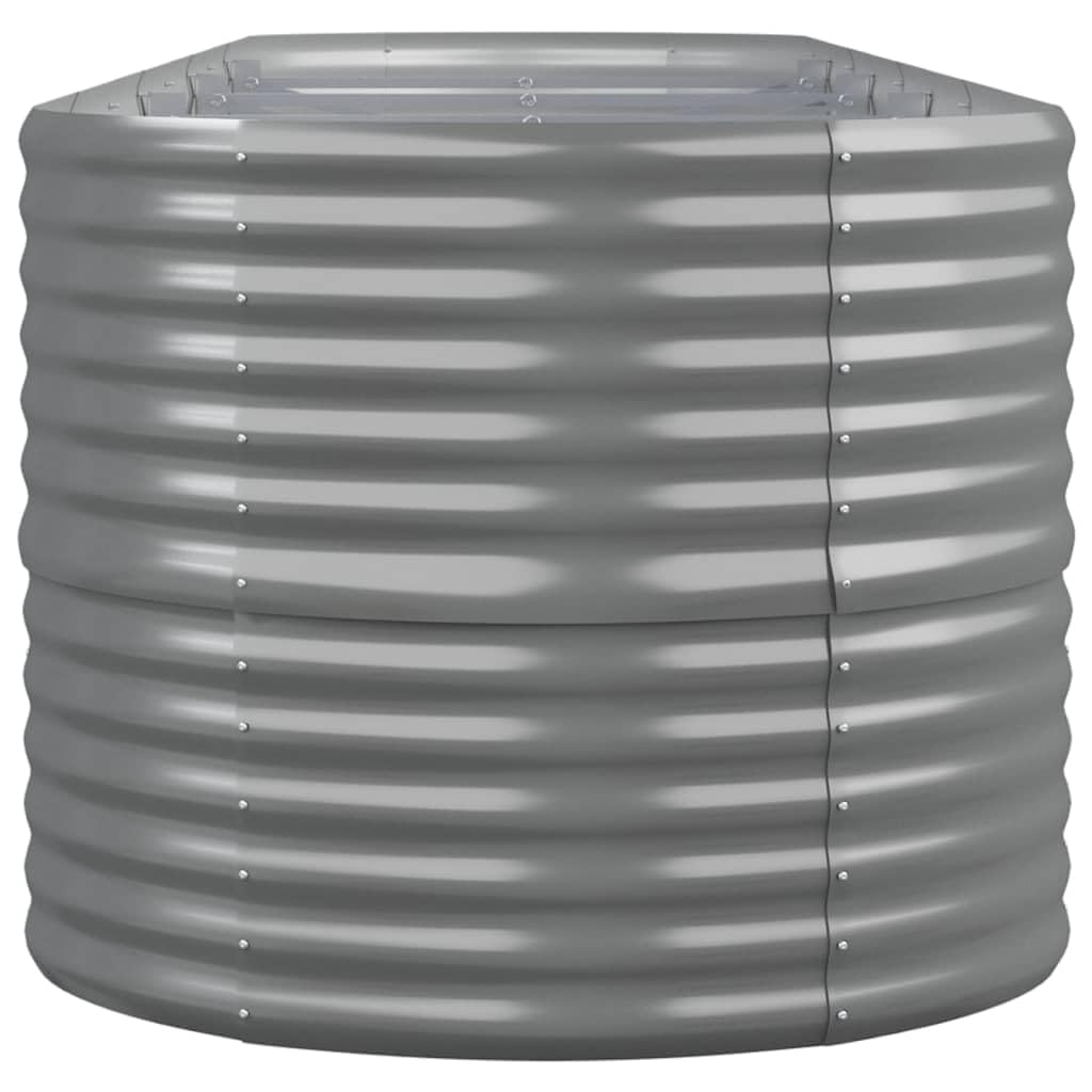 Foto 6 pulgar | Cama De Jardín Elevada Vidaxl De Acero Con Recubrimiento En Polvo Gris  440 X 80 X 68 Cm - Venta Internacional.