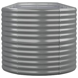 Foto 5 | Cama De Jardín Elevada Vidaxl De Acero Con Recubrimiento En Polvo Gris 440 X 80 X 68 Cm - Venta Internacional.