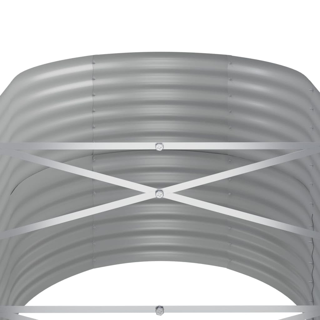 Foto 7 pulgar | Cama De Jardín Elevada Vidaxl De Acero Con Recubrimiento En Polvo Gris  440 X 80 X 68 Cm - Venta Internacional.