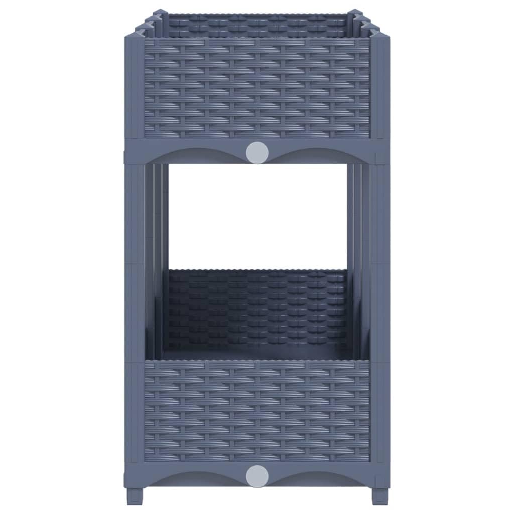 Foto 6 pulgar | Cama De Jardín Elevada Vidaxl Rectangular De Polipropileno Gris - Venta Internacional.