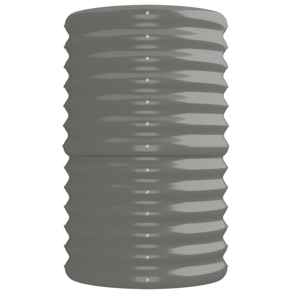 Foto 6 pulgar | Jardinera Elevada Vidaxl  Acero Con Recubrimiento En Polvo Gris  224 X 40 X 68 Cm - Venta Internacional.