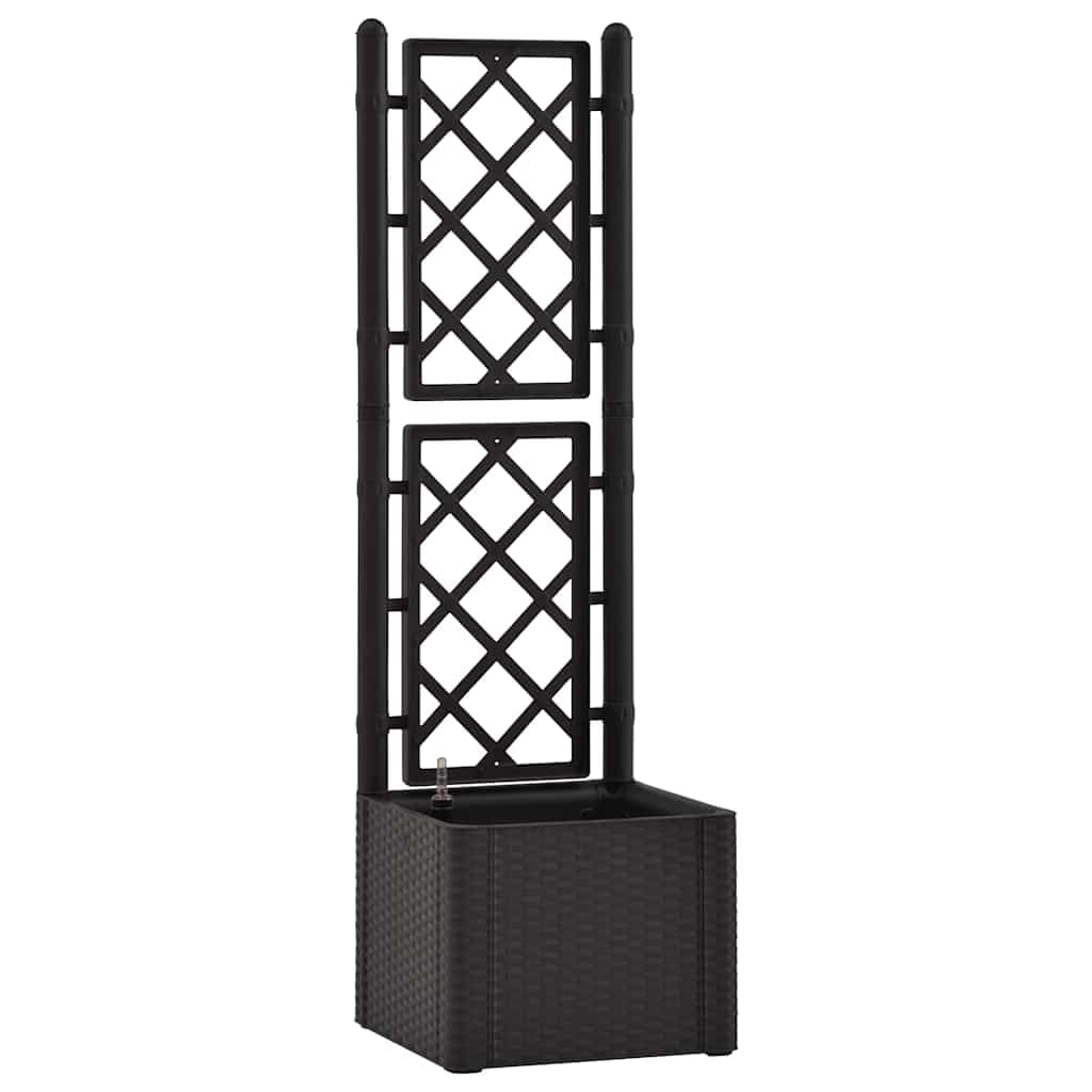 Cama Elevada Para Jardín Vidaxl Con Enrejado Con Riego Automático  35 Litros  Color Antracita - Venta Internacional.