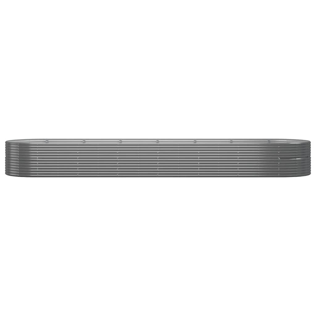 Foto 4 pulgar | Cama Elevada Garden Vidaxl De Acero Gris 229 9 X 55 1 X 26 8 Cm - Venta Internacional.