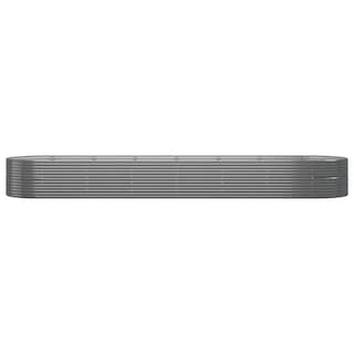 Foto 3 | Cama Elevada Garden Vidaxl De Acero Gris 229 9 X 55 1 X 26 8 Cm - Venta Internacional.