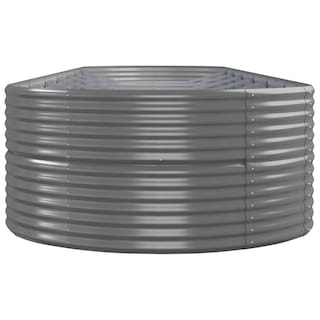 Foto 4 | Cama Elevada Garden Vidaxl De Acero Gris 229 9 X 55 1 X 26 8 Cm - Venta Internacional.