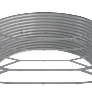Foto 5 | Cama Elevada Garden Vidaxl De Acero Gris 229 9 X 55 1 X 26 8 Cm - Venta Internacional.