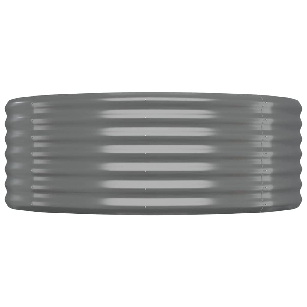 Foto 4 pulgar | Cama Elevada Para Patio Vidaxl  Acero Con Recubrimiento En Polvo Gris  100 X 100 X 36 Cm - Venta Internacional.