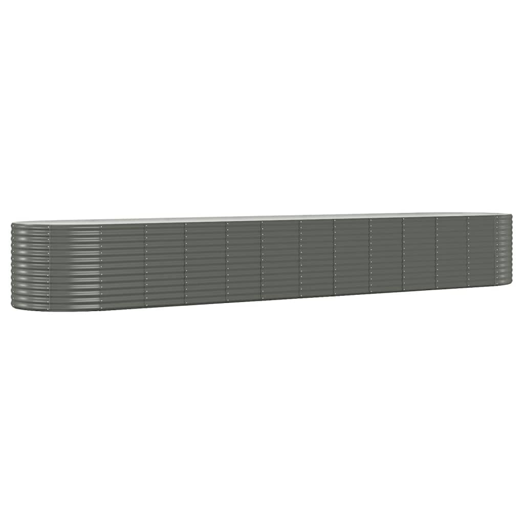 Cama Elevada De Jardín Vidaxl De Acero Con Recubrimiento En Polvo 199 6 X 39 4 X 26 8 Cm - Venta Internacional.