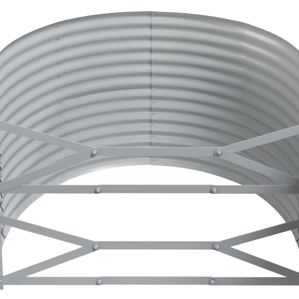 Foto 6 pulgar | Cama Elevada De Jardín Vidaxl De Acero Con Recubrimiento En Polvo 199 6 X 39 4 X 26 8 Cm - Venta Internacional.