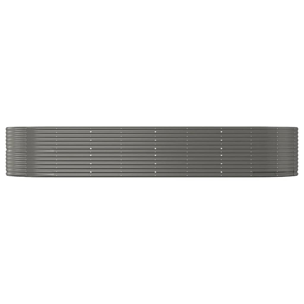 Foto 4 pulgar | Cama Elevada De Jardín Vidaxl De Acero Con Recubrimiento En Polvo Gris  367 X 140 X 68 Cm - Venta Internacional.