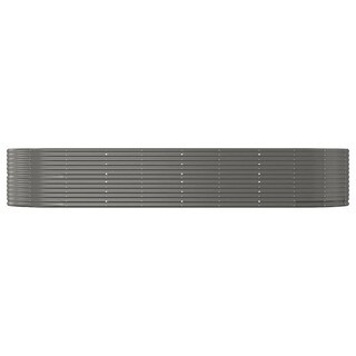 Foto 3 | Cama Elevada De Jardín Vidaxl De Acero Con Recubrimiento En Polvo Gris 367 X 140 X 68 Cm - Venta Internacional.