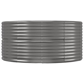 Foto 4 | Cama Elevada De Jardín Vidaxl De Acero Con Recubrimiento En Polvo Gris 367 X 140 X 68 Cm - Venta Internacional.