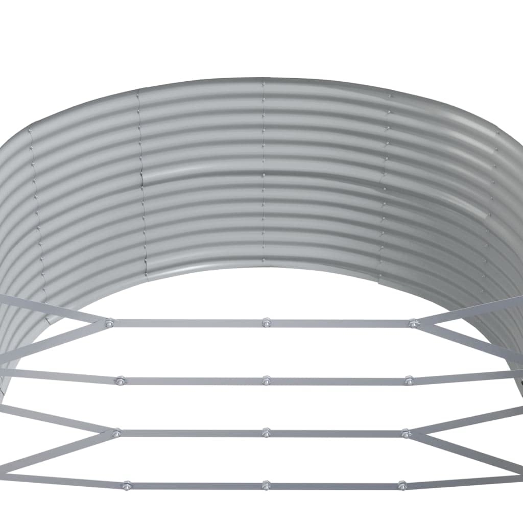 Foto 5 | Cama Elevada De Jardín Vidaxl De Acero Con Recubrimiento En Polvo Gris  367 X 140 X 68 Cm - Venta Internacional.