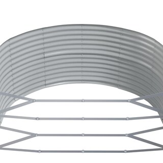 Foto 5 | Cama Elevada De Jardín Vidaxl De Acero Con Recubrimiento En Polvo Gris 367 X 140 X 68 Cm - Venta Internacional.