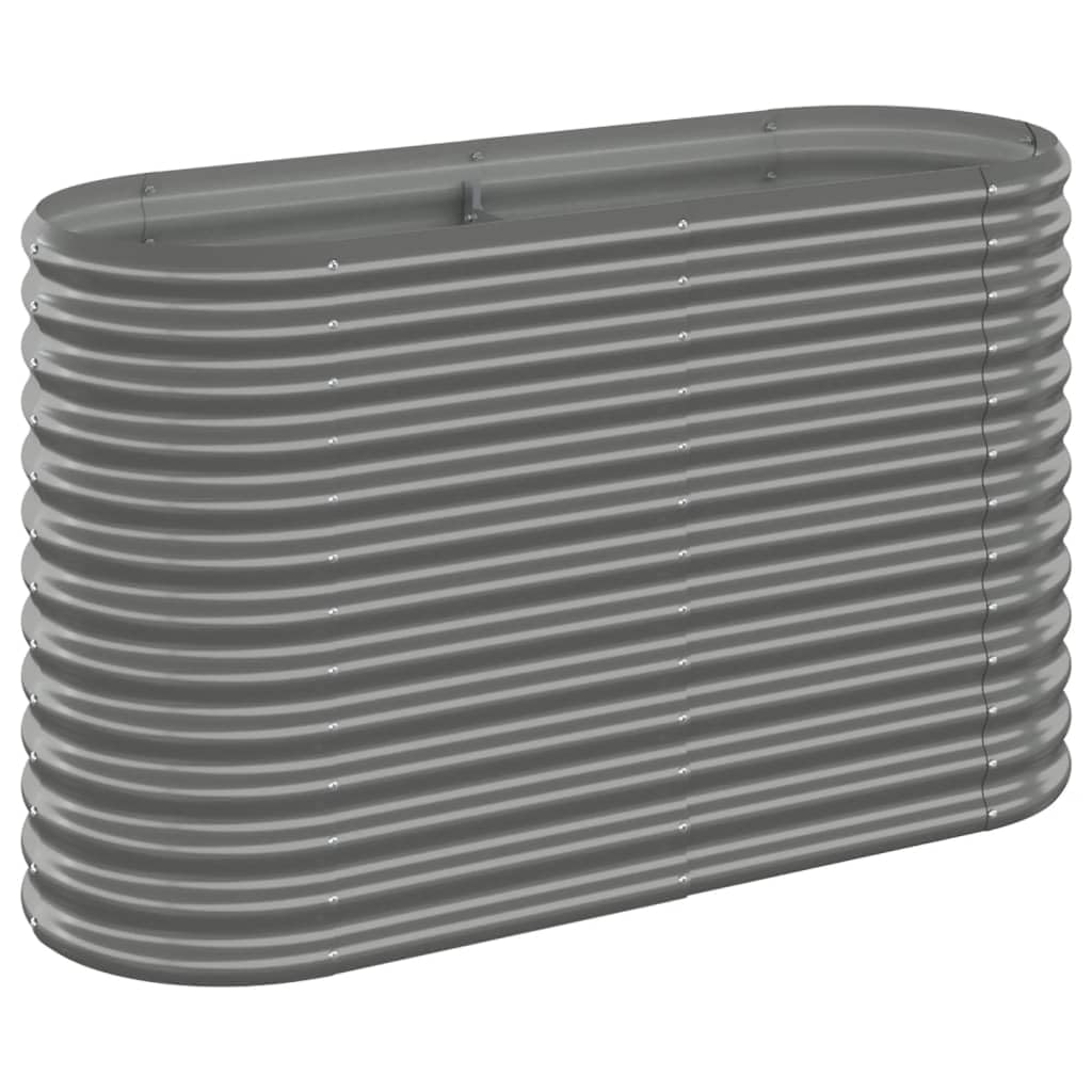 Cama Elevada Para Patio Vidaxl De Acero Con Recubrimiento En Polvo  114 X 40 X 68 Cm - Venta Internacional.
