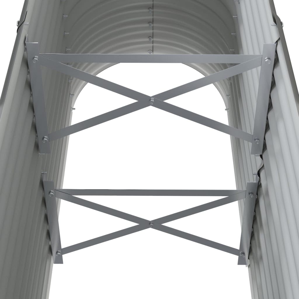 Foto 7 pulgar | Cama Elevada Para Patio Vidaxl De Acero Con Recubrimiento En Polvo  114 X 40 X 68 Cm - Venta Internacional.