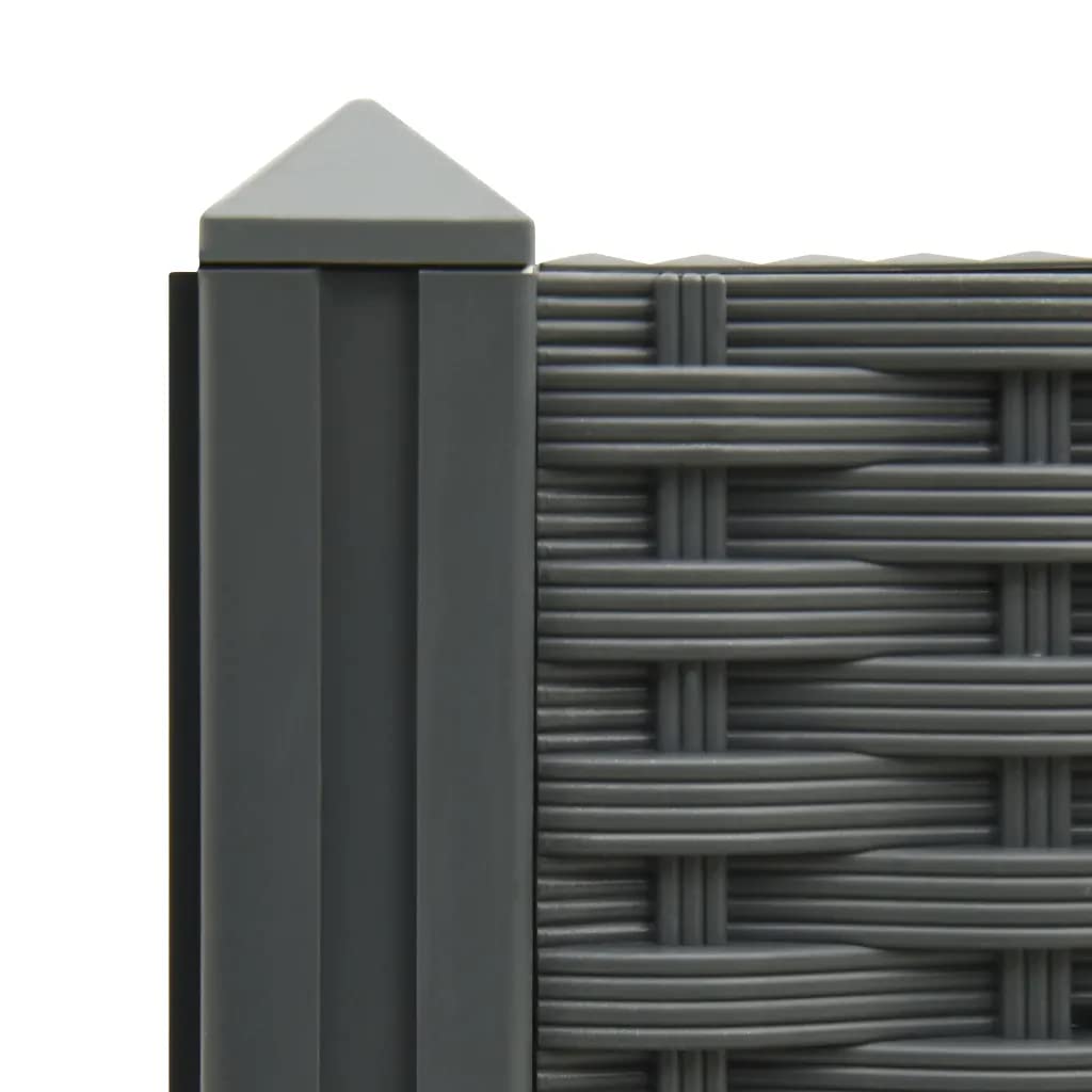 Foto 6 pulgar | Cama Elevada Vidaxl De Polipropileno  80 X 80 X 38 Cm  Color Gris Oscuro - Venta Internacional.