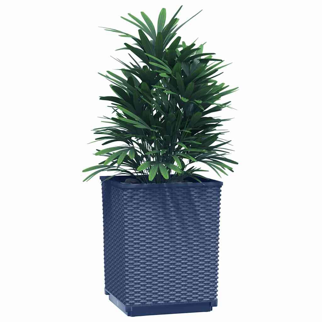 Foto 4 | Maceta Vidaxl De Polipropileno Gris Oscuro  30 X 30 X 37 Cm  Juego De 4 - Venta Internacional.