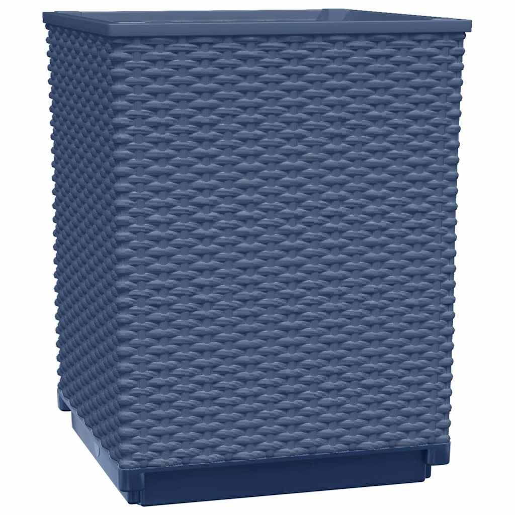 Foto 6 pulgar | Maceta Vidaxl De Polipropileno Gris Oscuro  30 X 30 X 37 Cm  Juego De 4 - Venta Internacional.