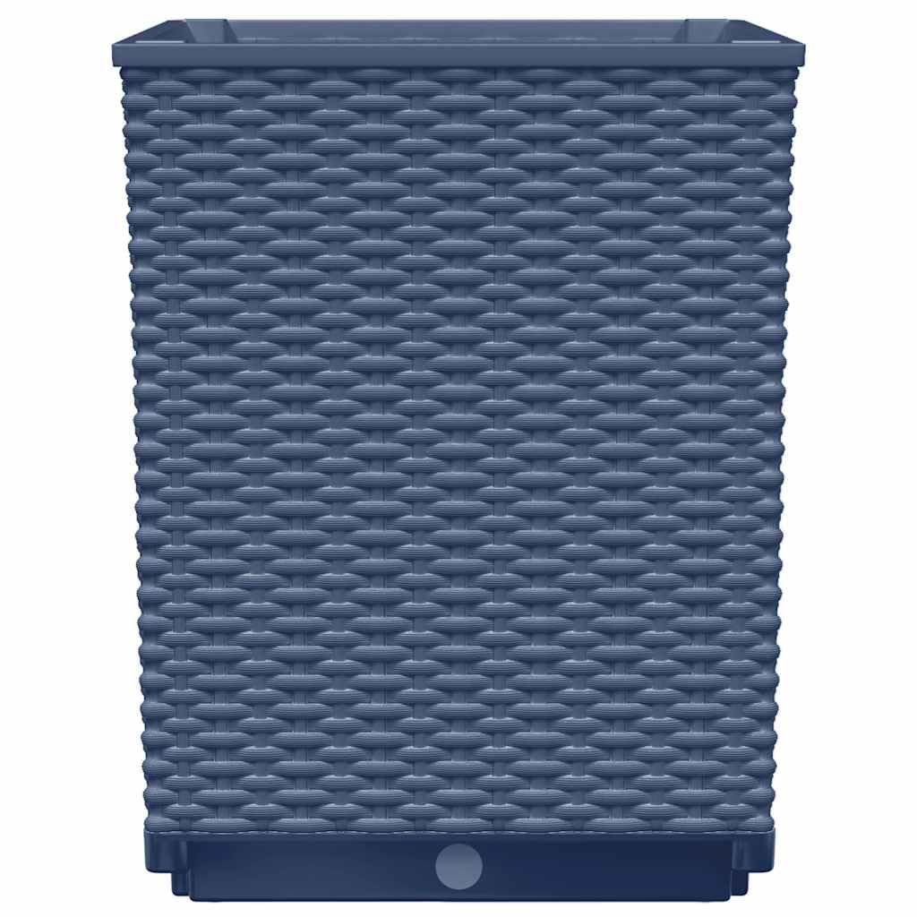 Foto 7 | Maceta Vidaxl De Polipropileno Gris Oscuro  30 X 30 X 37 Cm  Juego De 4 - Venta Internacional.