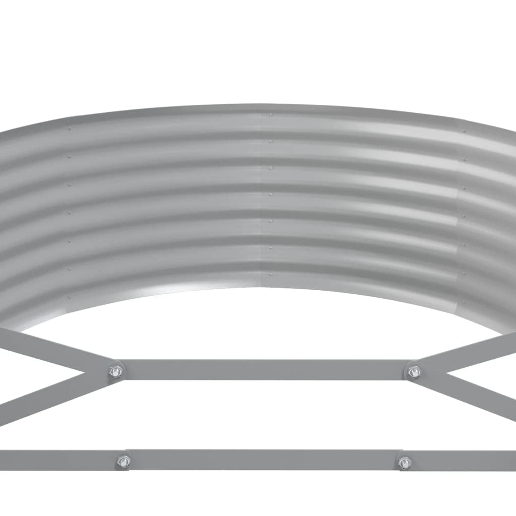 Foto 7 pulgar | Maceta De Jardín Con Cama Elevada Vidaxl  Acero Con Recubrimiento En Polvo Gris - Venta Internacional.