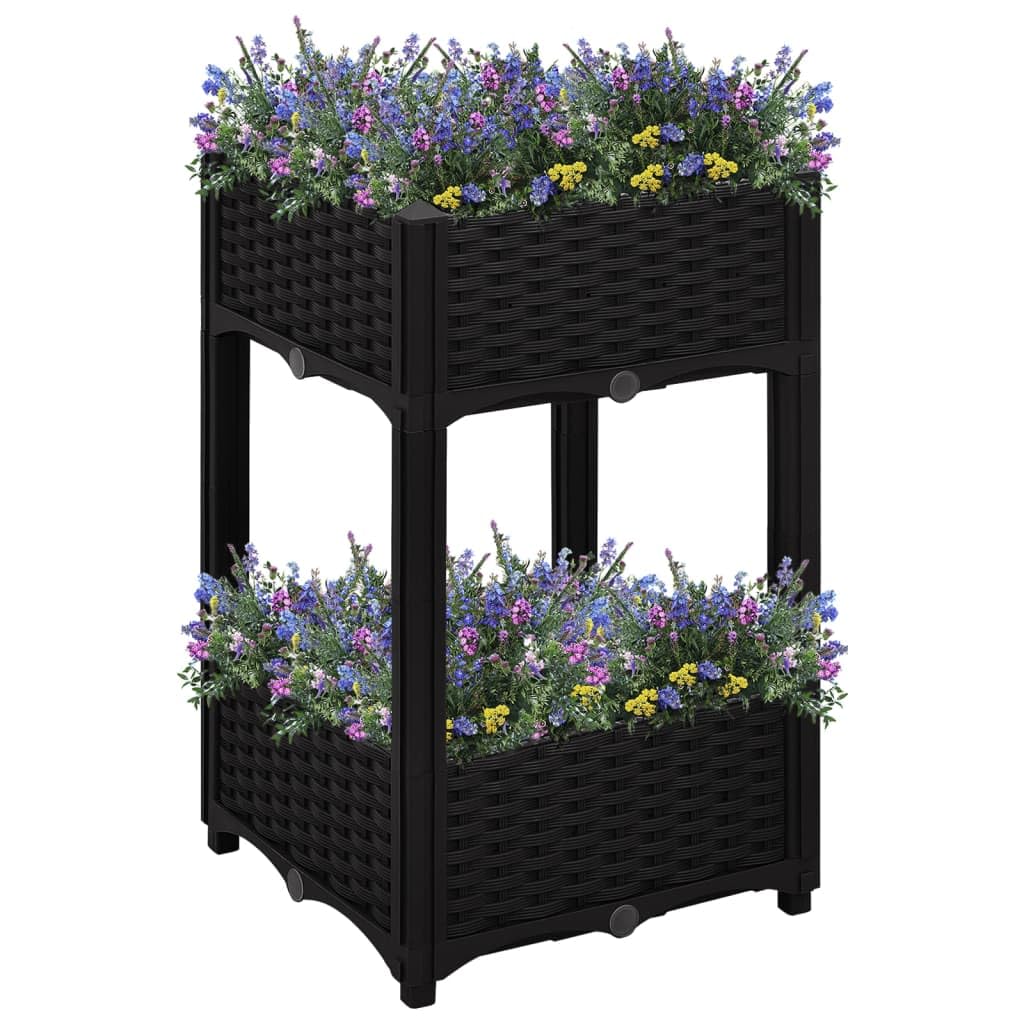 Foto 3 pulgar | Cama Elevada Vidaxl  Polipropileno Duradero  Color Negro  40 X 40 X 70 Cm - Venta Internacional.