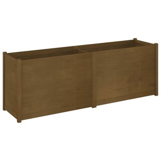 Foto 1 | Jardinera Vidaxl De Madera Maciza De Pino Marrón Miel Tamaño Grande - Venta Internacional.