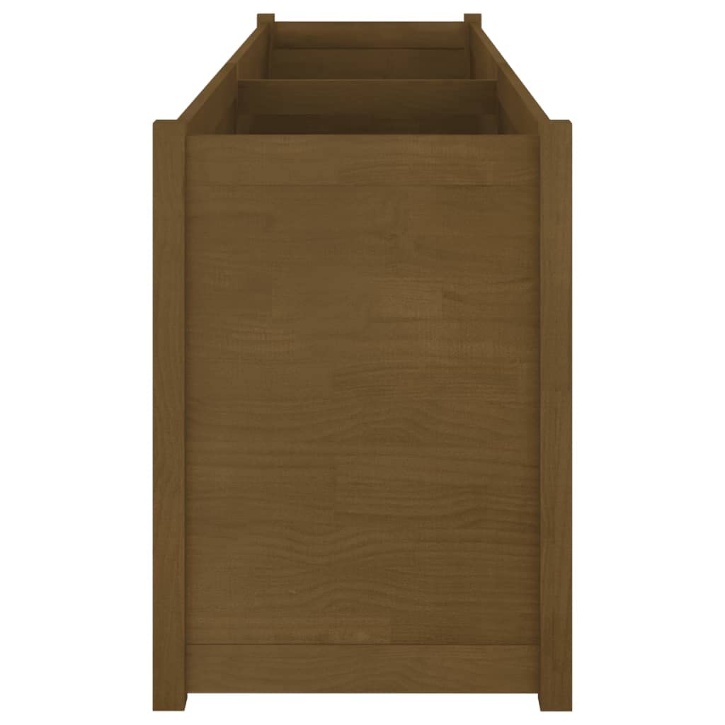 Foto 6 pulgar | Jardinera Vidaxl De Madera Maciza De Pino Marrón Miel  Tamaño Grande - Venta Internacional.