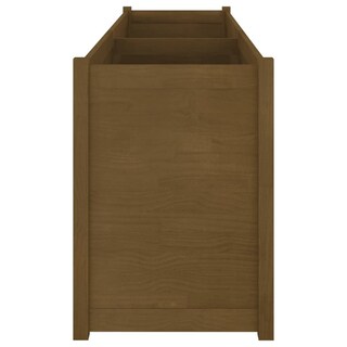 Foto 5 | Jardinera Vidaxl De Madera Maciza De Pino Marrón Miel Tamaño Grande - Venta Internacional.